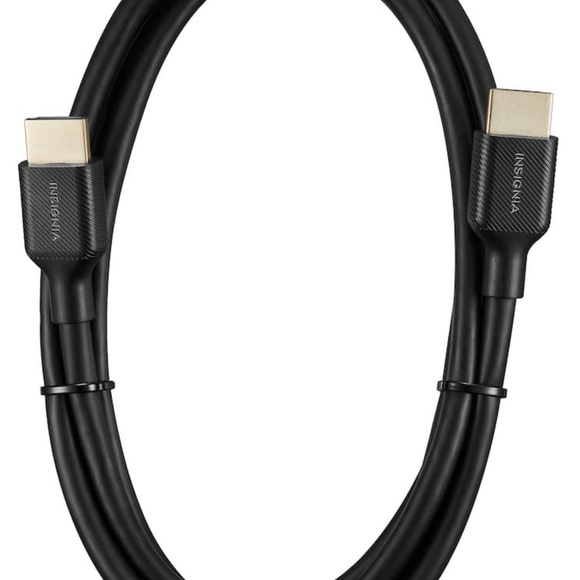 Insignia Black HDMI Cable 6ft- High-Speed AV Connectivity - Picture 2 of 5